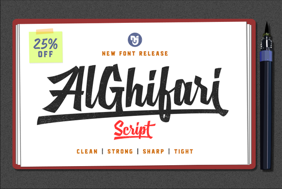 AlGhifari Script: The Perfect Typeface for Handmade Crafts