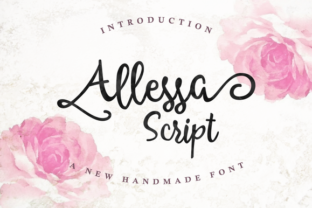 Allessa Script: A Handmade Typeface for Modern Web Design
