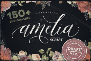 Amelia Script - Draft Version: The Creative Typeface for Scroll-Stopping Campaigns