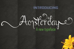 Amsterday: A Script Amp Typeface for Modern Web Design