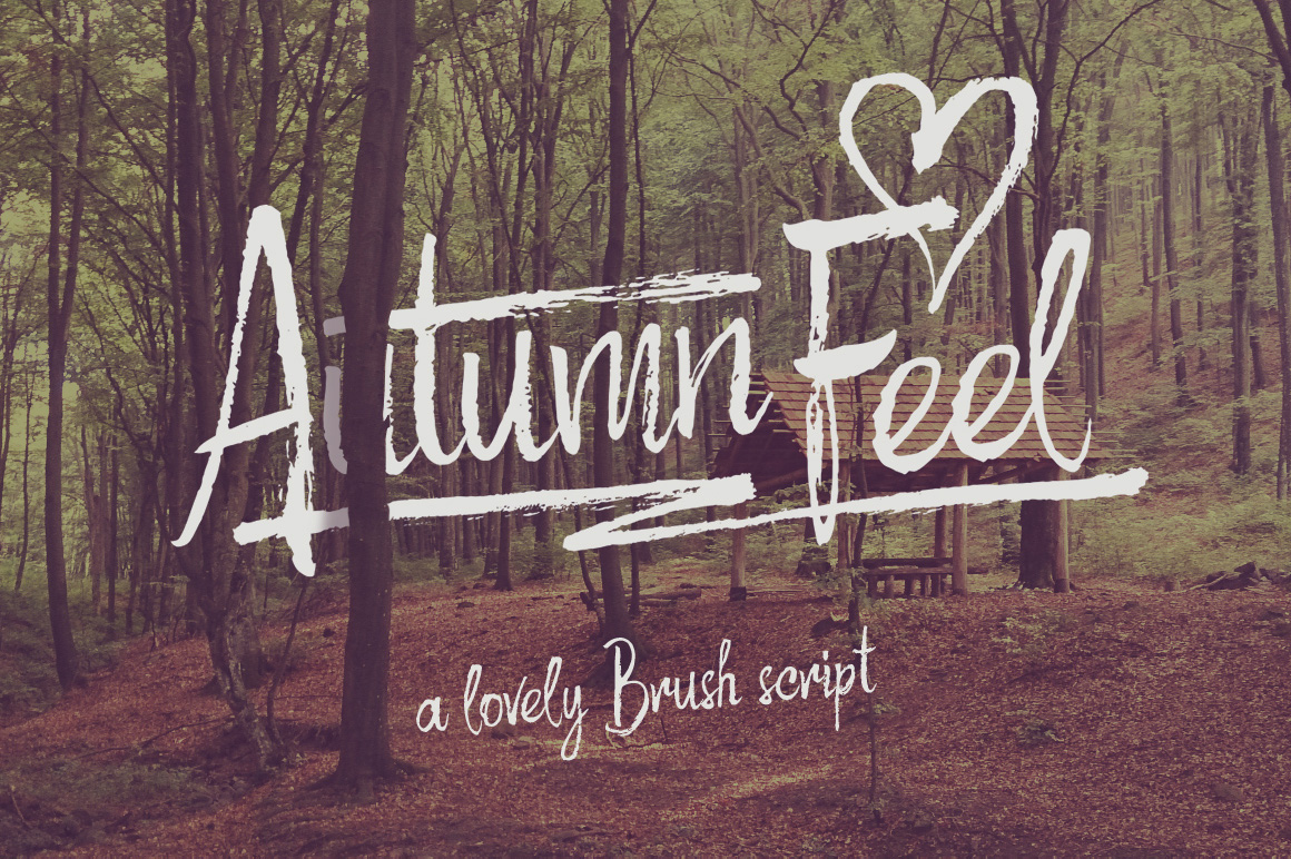 Autumn Feel: A Hand-Drawn Typeface for Creative Crafters
