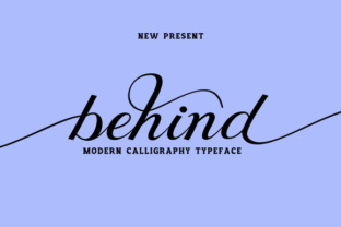 Behind Script: The Elegant Typeface for Handmade Brands