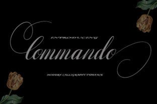 Commando: The Modern Script Font for Editorial Design