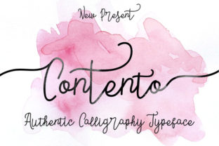 Contento Script: The Modern Typeface That Brings Handmade Magic to Life