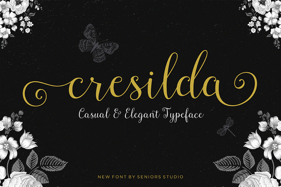 Cresilda Script: The Fluid Typeface for Modern Campaigns