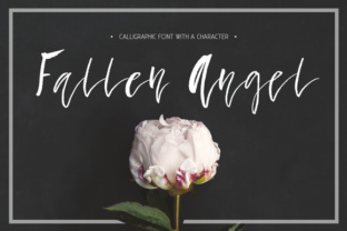 Fallen Angel: A Modern Script Typeface for Editorial Design