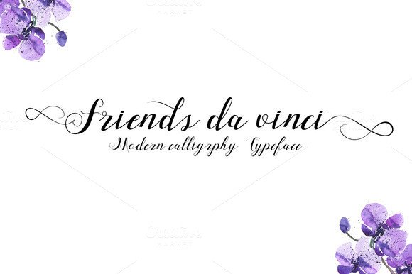Friends Da Vinci: A Premium Script Font for Dynamic Campaigns