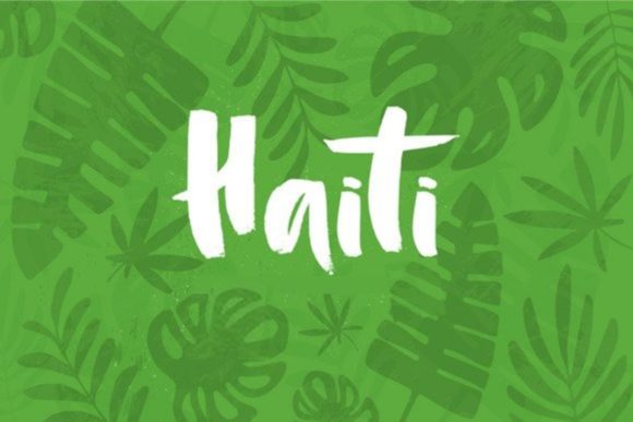 Haiti: The Organic Script Typeface for Editorial Design