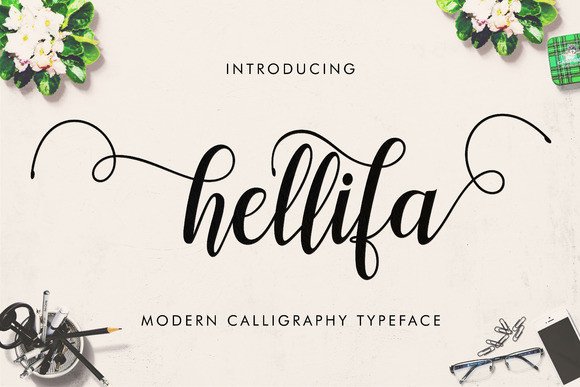 Hellifa: The Modern Script Typeface That Elevates Editorial Design