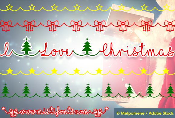 I Love Christmas: The Perfect Script Font for Festive Web Design
