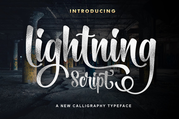 Lightning Script: A Stunning Handwritten Typeface for Digital Design