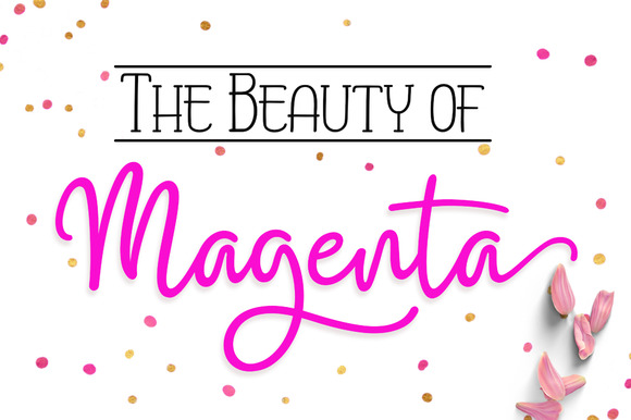 Magenta: The Interconnected Script Font for Handmade Brands