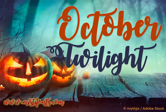 October Twilight: The Premium Script Font That Elevates Campaign Design
