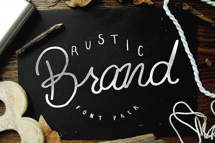 Rustic Brand: A Handwritten Typeface for Editorial Design