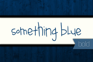 Something Blue Bold: A Handwritten Typeface for Engaging Editorial Design