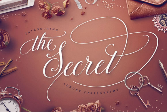The Secret: A Premium Script Font for High-Impact Campaigns
