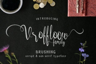 Vroffloow: The Modern Script Typeface for Professional Branding