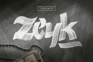 Zeyk: A Strong Hand Brush Font for Editorial Design